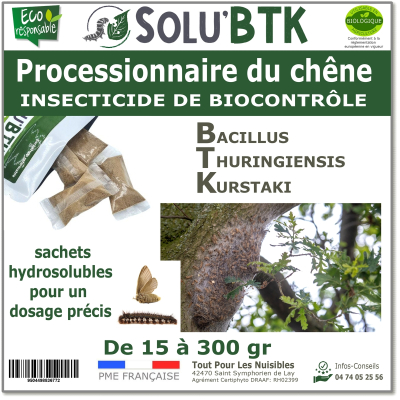 Label Master de la processionnaire du chêne