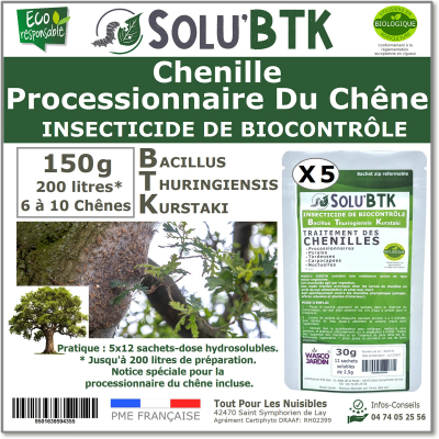 SOLU'BTK Processionnaire du chêne 150g