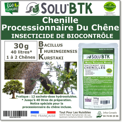 SOLU'BTK Processionnaire du chêne 30g