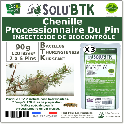 SOLU'BTK Processionnaire du pin 90g