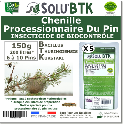SOLU'BTK Processionnaire du pin 150g