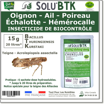 SOLU'BTK La teigne des alliacées 15g
