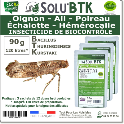 SOLU'BTK La teigne des alliacées 90g
