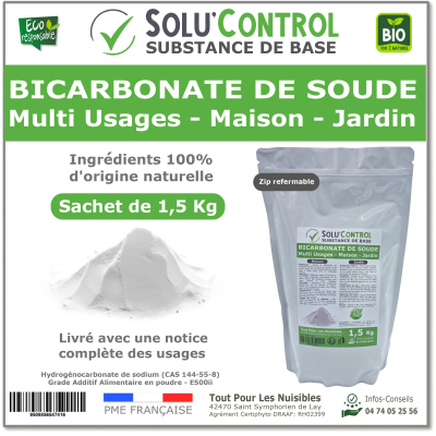 Bicarbonate de soude SOLU'CONTROL - 1.5kg