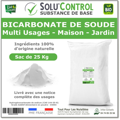 Bicarbonate de soude SOLU'CONTROL - 25kg