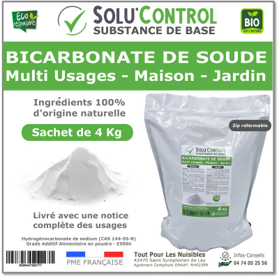 Bicarbonate de soude SOLU'CONTROL - 4kg