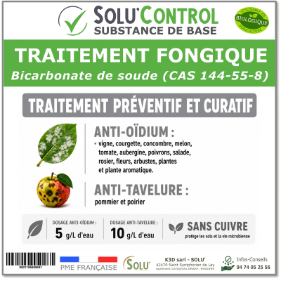Bicarbonate de soude fongicide SOLU'CONTROL