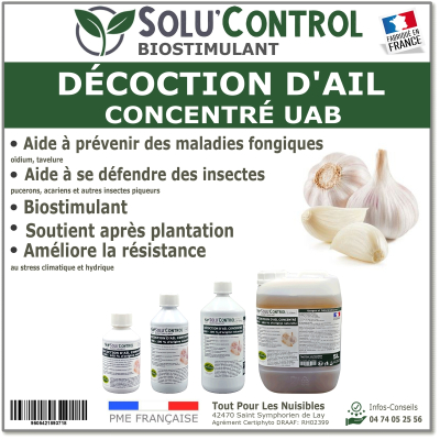 Solu'control Décoction d'ail naturel UAB