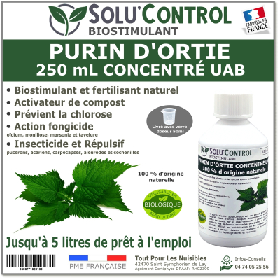 Solu'control Purin d'ortie naturel UAB 250ml