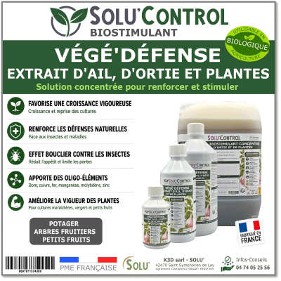 Solu'control Végé'Defense - Biostimulant