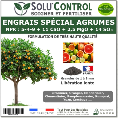 Engrais Agrumes SOLU'CONTROL