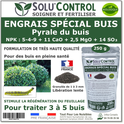 Engrais Buis SOLU'CONTROL - 250g