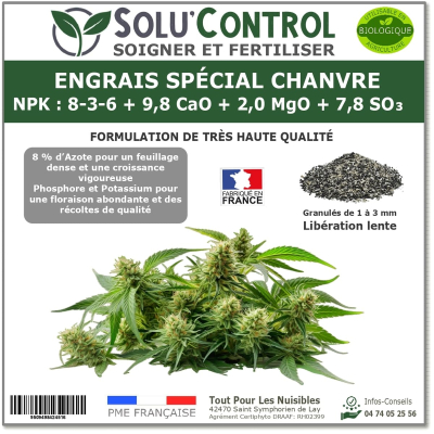 Engrais Chanvre , Solu'control