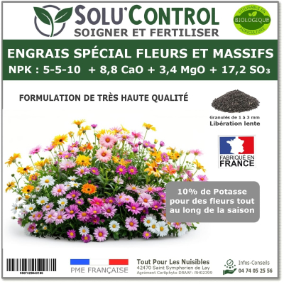 Engrais fleurs et massifs SOLU'CONTROL