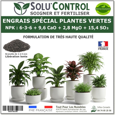 engrais plante verte SOLU'CONTROL
