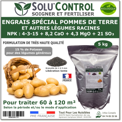Engrais pomme de terre SOLU'CONTROL - 5kg