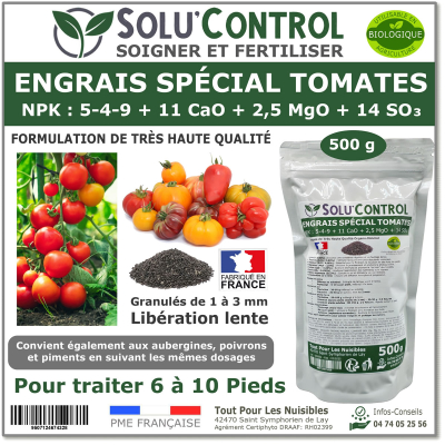 Engrais Tomates SOLU'CONTROL - 500g