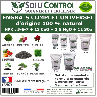 Engrais Complet Universel SOLU'CONTROL