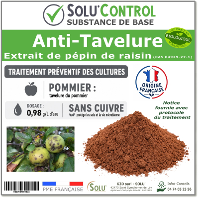 Extrait pépin de raisin Anti-Tavelure - SOLU'CONTROL