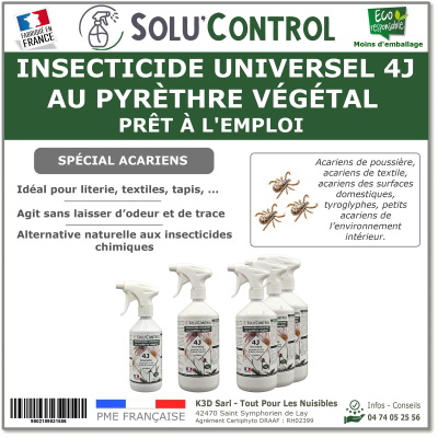 Insecticide Végétal 4J Acarien