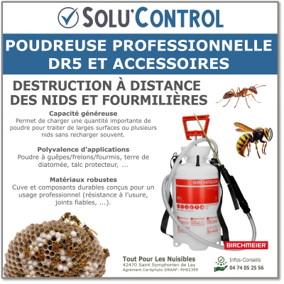 Poudreuse pour poudre insecticide, la DR5