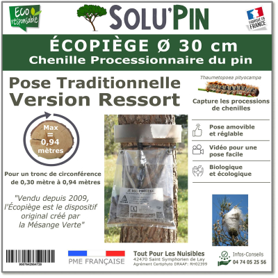 Label solupin ecopiege 30